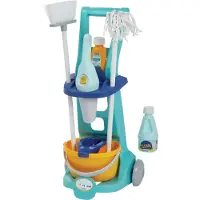Ecoffier Reinig & Opberg Kit Ecoiffier Clean Home Speelgoed 8 Onderdelen