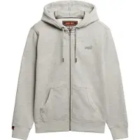 Superdry Sweatvest 'Essential' lichtgrijs