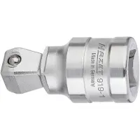 Hazet Verlengstuk · scharnierbaar 919-1 · 1/2 inch (12,5 mm) vierkant hol · 1/2 inch (12,5 mm) vierkant massief · Lengte: 46 mm