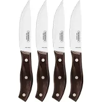 Tramontina Steak Knife 4-pack - Besteksets Roestvrijstaal Brown - 60203445