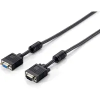 Equip 118804 VGA kabel 10 meter VGA (D-Sub) Zwart
