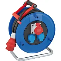 Brennenstuhl 1237990 Kabelhaspel 20 m Zwart CEE-stekker 16 A 5-polig