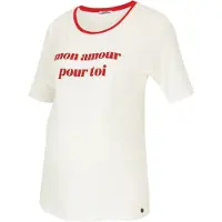 Love2Wait Shirt 'Mon Amour' rood / wit