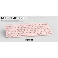 Logitech K380 for Mac Multi-Device - Bluetooth Toetsenbord - QWERTZ Duits / Roze
