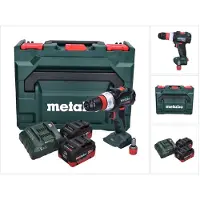 Metabo Boormachine + slagboor, BS 18 LT BL Q accuboormachine 18 V 75 Nm Brushless + 2x accu 10.0 Ah + lader + metaBOX (Oplaadbare batterij)
