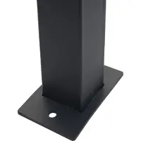 MCW Pakketdoos met standaard -K41, pakketdoos, pakketstation, staande brievenbus, metaal ~ gegalvaniseerd antraciet-roestvrij staal