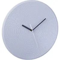 Relaxdays wandklok Ø 30,5 cm - zonder cijfers - op batterijen - secondewijzer - keukenklok