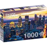 Enjoy Puzzle Montreal Skyline by Night, Canada Puzzel (1000 stukjes)