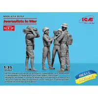 ICM Modelbouwpakket Militaire voertuigen - 35751 Journalists in War - 4 figures Plastic - 1:35 - Modelbouw