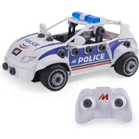 Spin Master Meccano MEC JNR Politie, constructieset, geschikt voor kinderen vanaf 5 jaar, 73 onderdelen, 943 gram