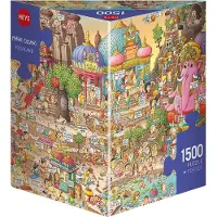 Sonstige Verlage Triangle Box - Yogaland Puzzel (1500 stukjes)