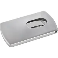 Sigel visitekaartjes houder Snap - RVS - voor 12 kaartjes - zilver - SI-VZ120