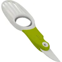 Joseph Joseph Avocadosnijder, 3-in-1, Wit/Groen - | GoAvocado
