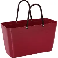 Hinza Tas Green Plastic L / Wijnrood - Picknickmanden Bio-kunststof Red - 57