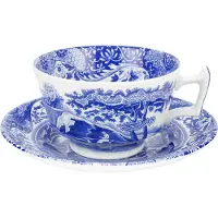 Spode Blue Italian theekopje met schotel 20 cl