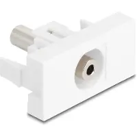 DeLOCK Easy 45 Module stereo jack female 3.5 mm 3 pin to stereo jack female 3.5 mm 3 pin white