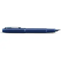 Parker IM Monochrome vulpen | blauwe inkt | blauwe afwerking en details | fijne punt | geschenkverpakking