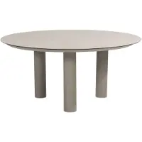 4 Seasons Outdoor Loungetafel Donato 160 Cloud Rond 4SO Low Dining Tafel Buiten Tuintafel
