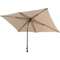 4 Seasons Outdoor Stokparasol Azzurro 200 300 Wenge Frame Beach Solefin 4SO Parasol Bruin