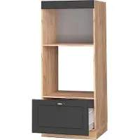 Vicco Fame-Line Magnetronkast – 60 cm open Antraciet-goud