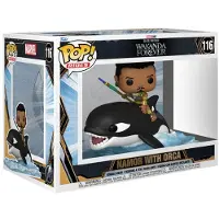 Funko POP! Black Panther Wakanda Forever - Namor with Orca (Pop! Ride Super Deluxe) vinyl figuur 116 Pop! standaard