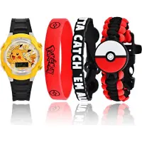 Otto Simon Accutime - LCD Pokémon Horloge Met Accessoires