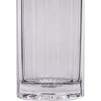 Beliani PERDIKI - Decoratieve vaas - Grijs - Glas