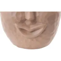 Beliani VERIA - Bloemenvaas - Beige - Porselein