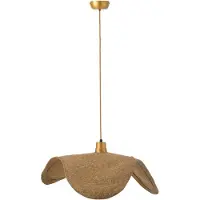 J-Line Hanging lamp moonj grass natural medium
