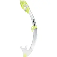 Seac Sub Tribe Dry Diving Snorkel Transparant,Geel Kinderen