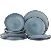 Bloomingville Sandrine servies 12-delig Blauw