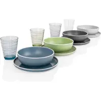 Brunner - Lunch Box - Bestekset 16 Pieces, grijs