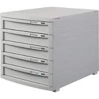 HAN CONTUR 1505-11 Ladebox Lichtgrijs DIN A4, DIN B4, DIN C4 Aantal lades: 5