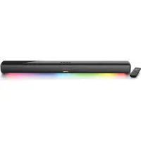 Lenco SB-042LEDBK - 85cm Bluetooth soundbar met HDMI (ARC) en LED verlichting - Zwart