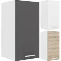 VCM Esilo keuken bovenkastje 30 cm 1 deurwit, grijs.