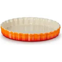 Le Creuset - Taartvorm in Aardewerk - Oranjerood - 24 cm