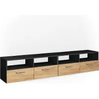 Vicco Diego TV-meubel – 190 x 38 cm Antraciet