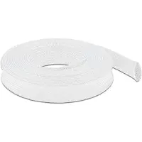 DeLOCK Braided Sleeve stretchable 5 m x 25 mm white