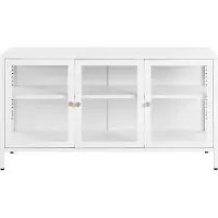 Beliani NEWPORT - Sideboard - Wit - Staal
