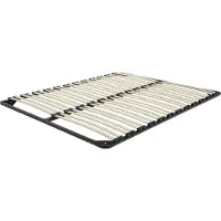 Beliani COMBOURG - Lattenbodem - Zwart - 180 x 200 cm - Staal