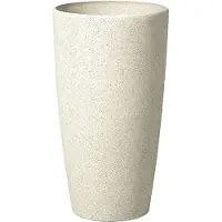 Beliani ABDERA - Bloempot set van 2 - Lichtbeige - Groot - Stenenmix