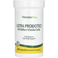 Natures Plus , Ultra Probiotica, 40 miljard, 60 capsules