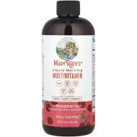 MaryRuth Organics , Vloeibare Morning Multivitamin, Framboos, 15,22 fl oz (450 ml)