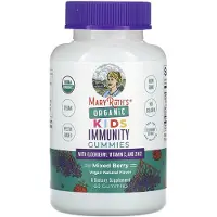 MaryRuth Organics - Biologische Immuniteitsgummies voor Kinderen, Gemengde Bessen - 60 Gummies