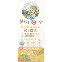 MaryRuth Organics - Biologische Vitamine D3 Druppels voor Kinderen, Sinaasappelsmaak - 15 ml