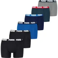 Puma Boxershorts 'Everyday' blauw / marine / navy / grijs gemêleerd / zwart