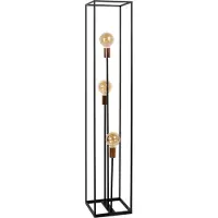 Lucide ARTHUR - Vloerlamp - 3xE27 - Zwart