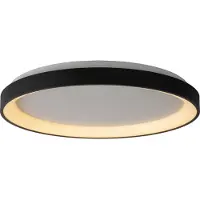 Lucide VIDAL - Plafonnière - Ø 48 cm - LED Dimb. - 1x38W 2700K - Zwart