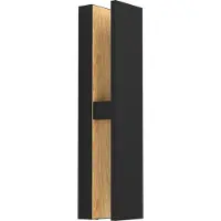 Eglo 900291 Costorio Wandlamp Aluminium Zwart Bruin - 11,7W/1500LM/3000K