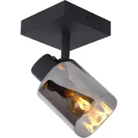 Lucide ALION - Plafondspot - 1xE14 - Zwart